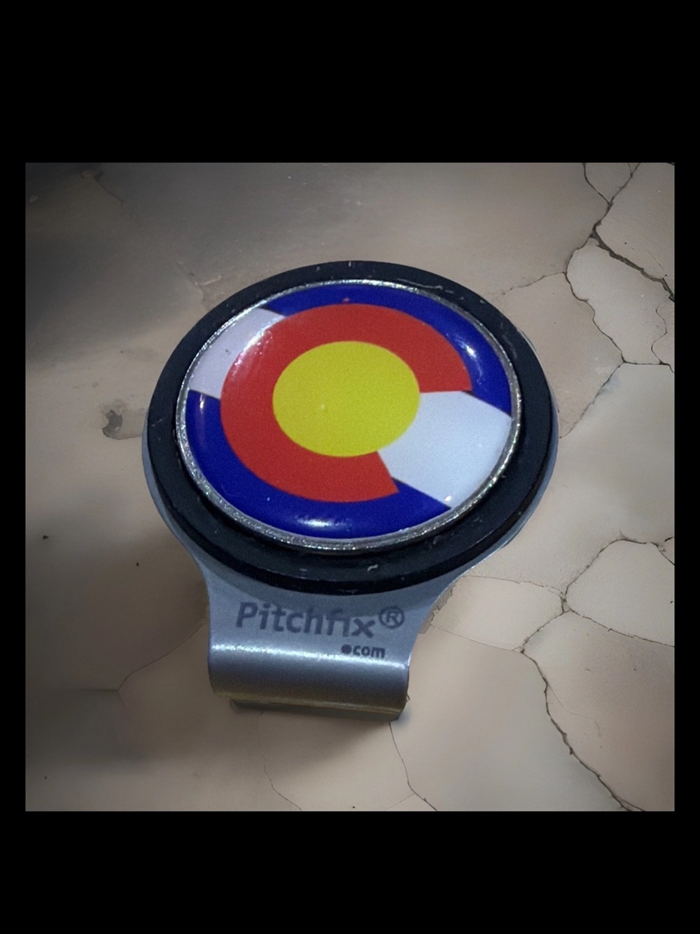 Colorado Flag Golf Ball Marker With Magnetic Hat Clip